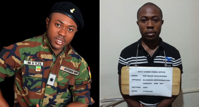 Fake Army Lieutenant In EFCC Net For Multiple Fraud