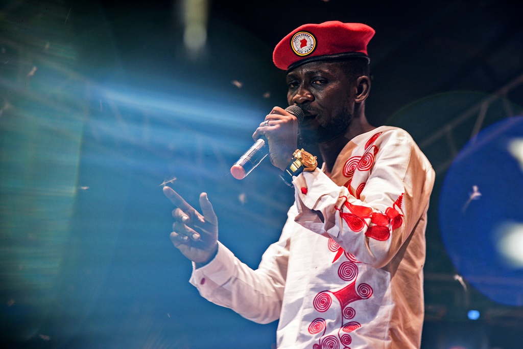 News24.com | Uganda presidential hopeful Bobi Wine says security forces raid his office