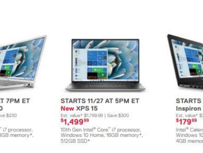 Dell reveals Black Friday, Cyber Monday deals weeks ahead of schedule