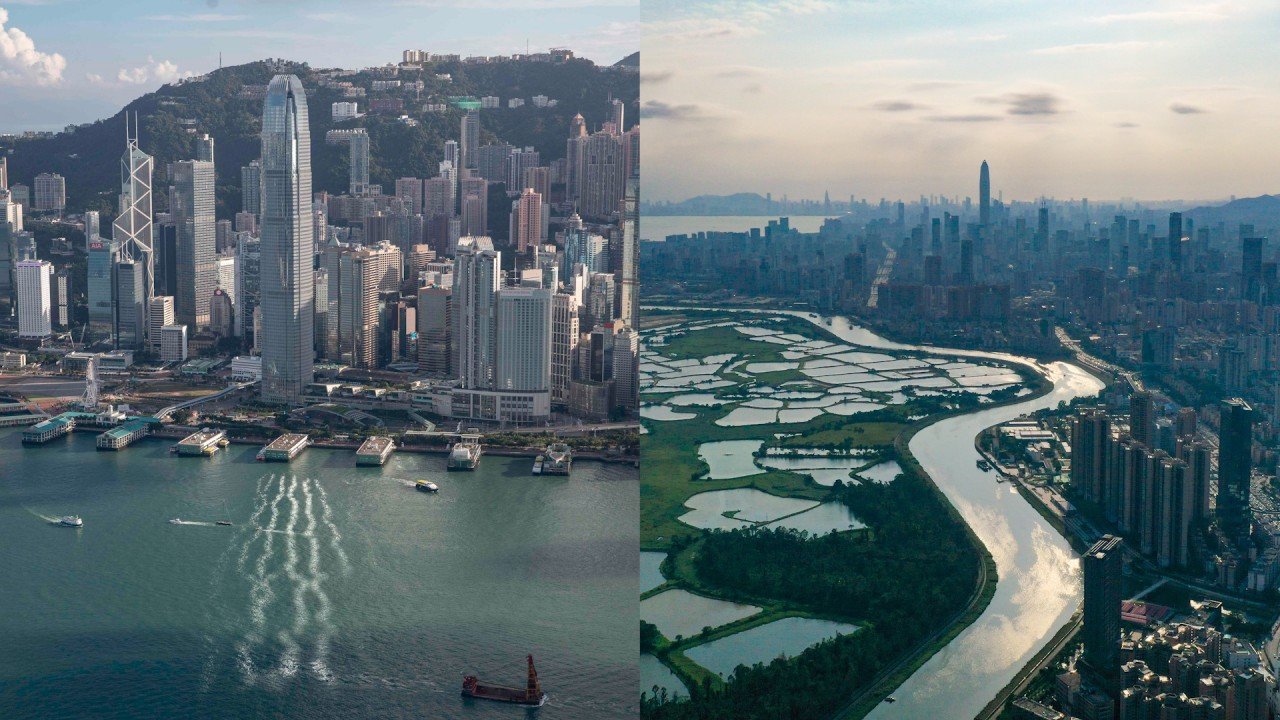 Solid policy gains expected in financial services, technology for Hong Kong, with Lam flanked by relevant ministers at Beijing talks