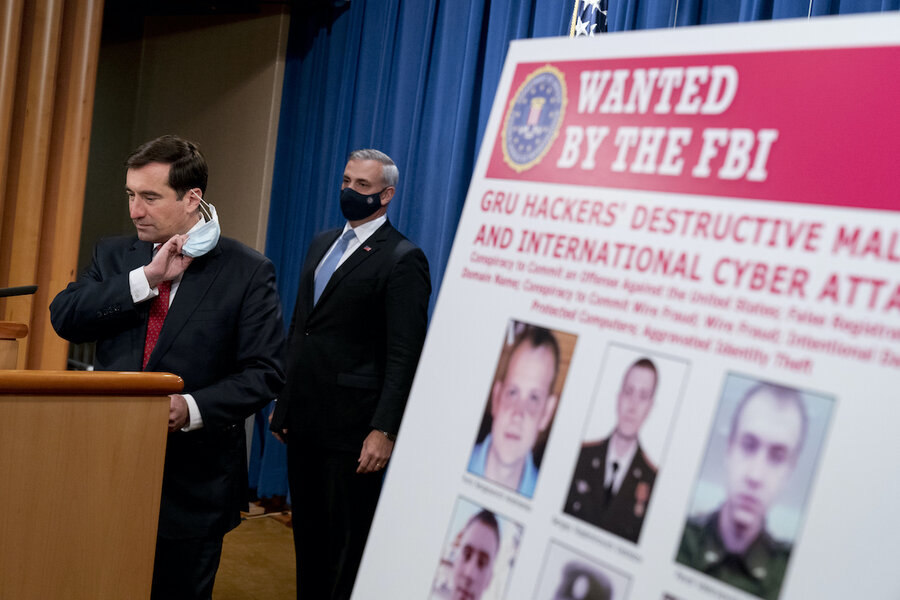 Russian intelligence officers charged by US for cyberattacks