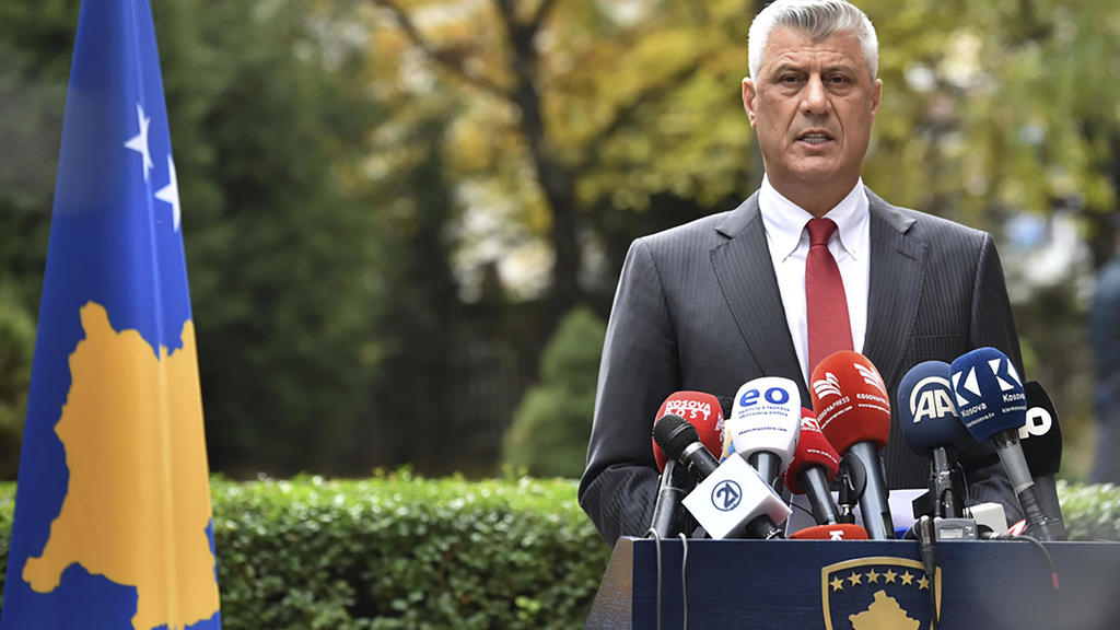 Kosovo’s President Thaci resigns to face war crimes court