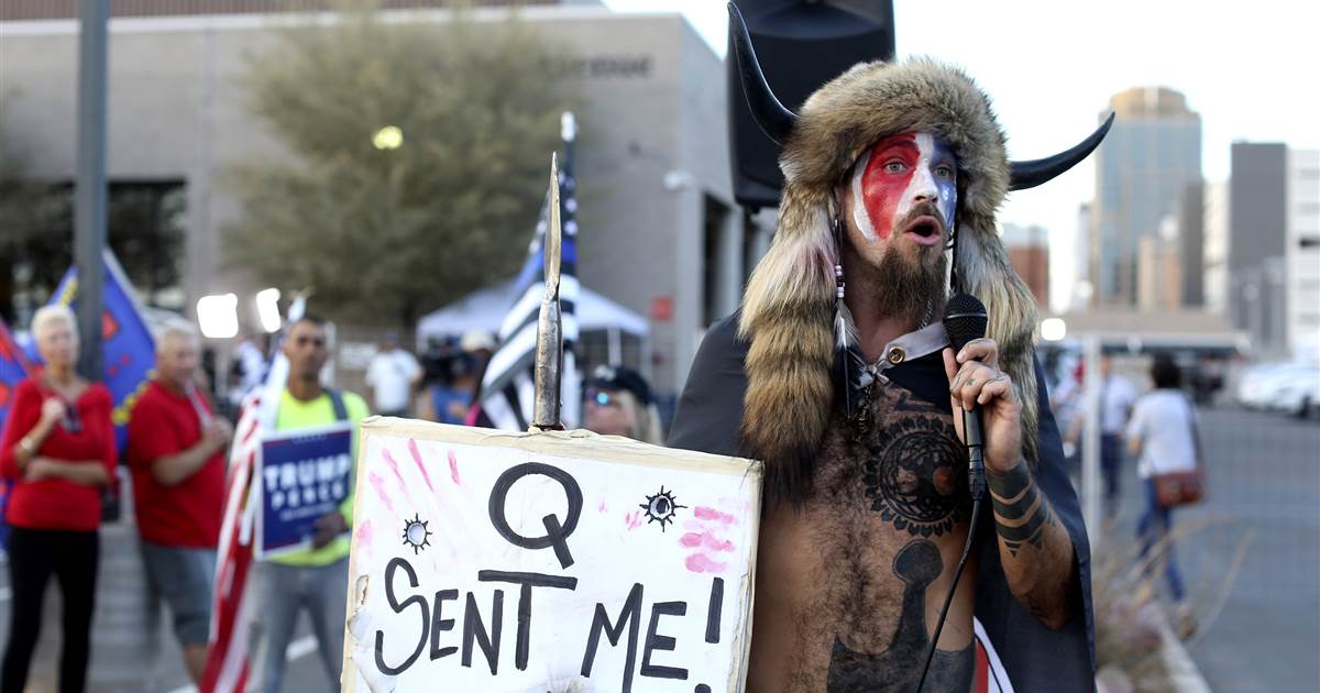 As ‘Q’ fades, QAnon’s Dominion voter fraud conspiracy theory reaches the president
