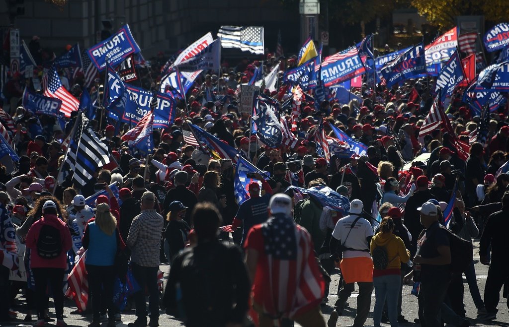 News24.com | PICS | Trump loyalists gather in Washington, claiming election fraud