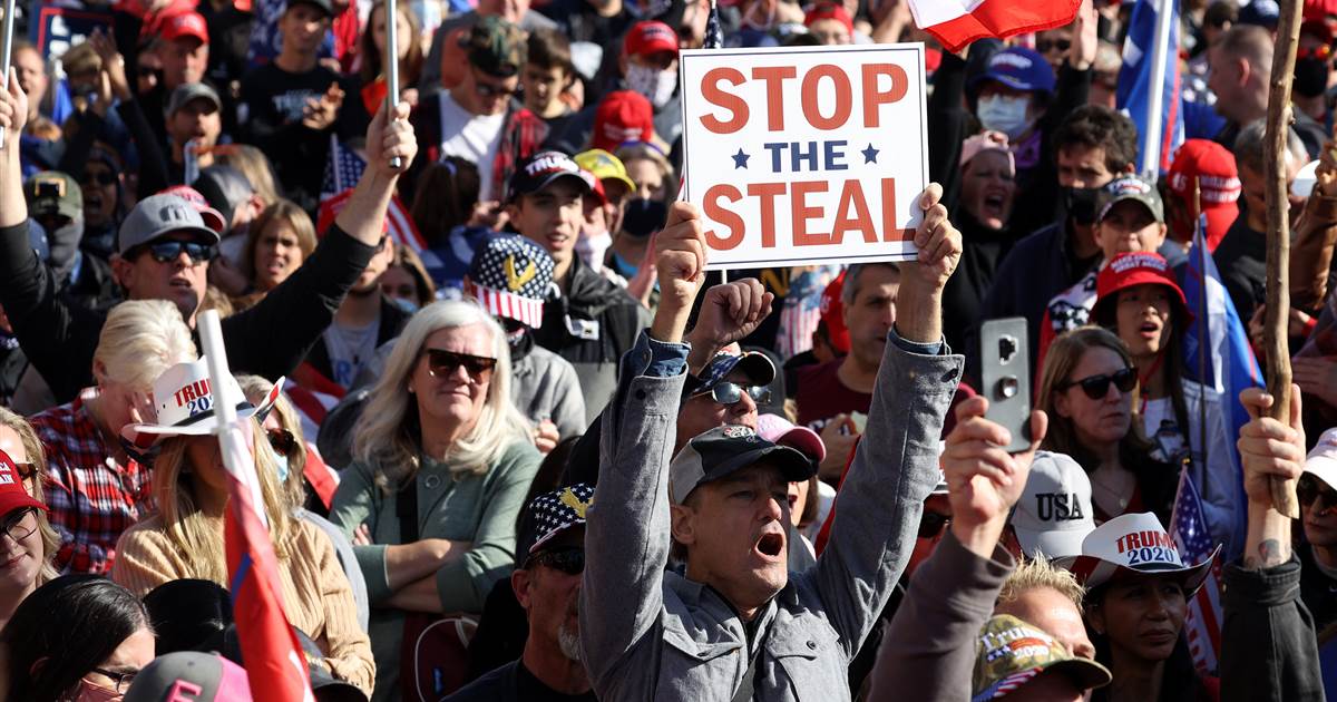 Thousands of Trump supporters gather in Washington, falsely claim election fraud