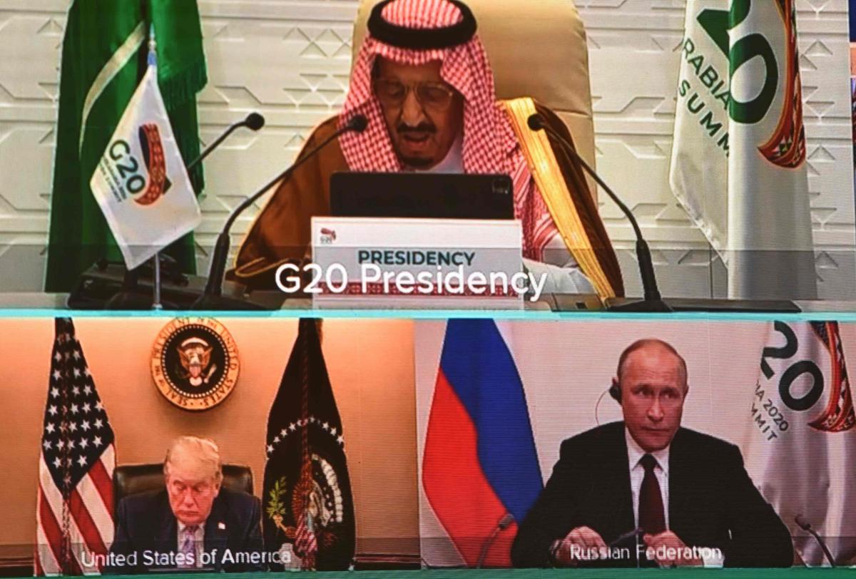 Trump tweets about voter ‘fraud’ during G-20 opening meeting