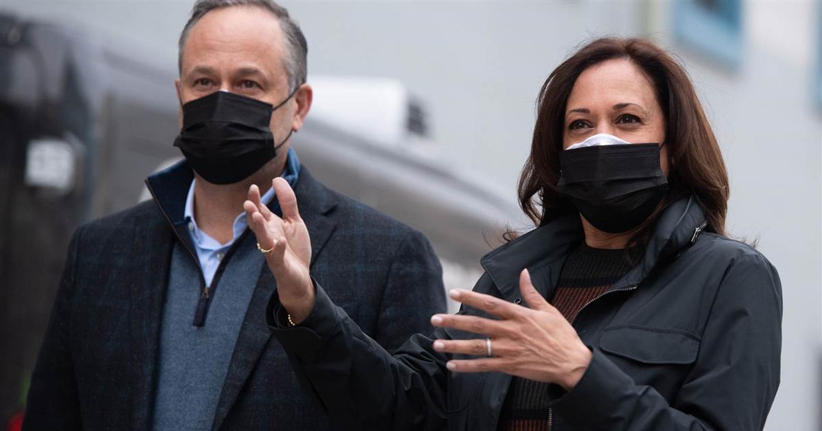 Ahead of Thanksgiving, Harris talks food insecurity, social distancing