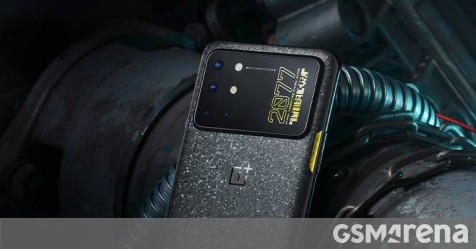 OnePlus 8T Cyberpunk 2077 teardown video shows how the sandstone back was created