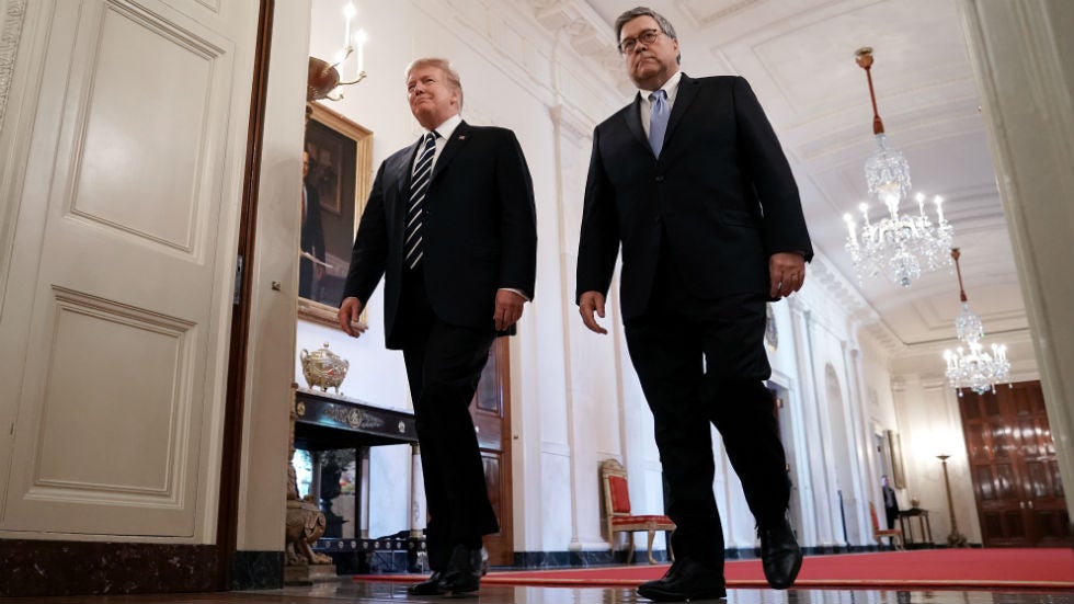 Barr breaks with Trump on claims of fraud