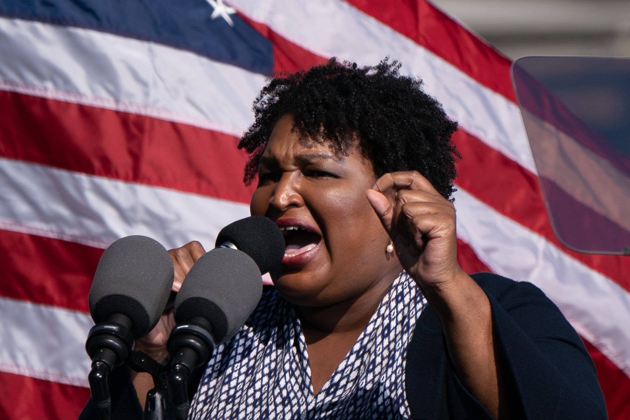 Stacey Abrams Responds After Ga. Secretary of State Blasted Her Over Election Fraud Claims