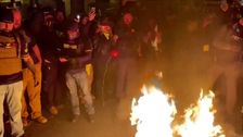 Police Investigate Burning Of D.C. Churches’ Black Lives Matter Signs As Hate Crimes