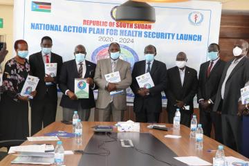 South Sudan launches a comprehensive five-year National Action Plan for Health Security to strengthen its capacity to prevent, detect, and respond to public health emergencies