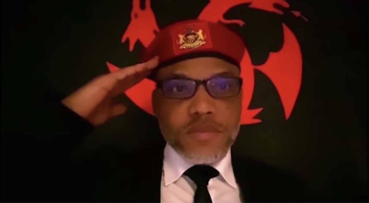 Insecurity: Nigerians React To Nnamdi Kanu’s Newly Launched Security Outfit