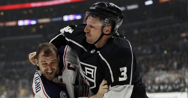 WATCH: Cops Tackle a Man on the Ice Over the COVID Crime of Outdoor Hockey