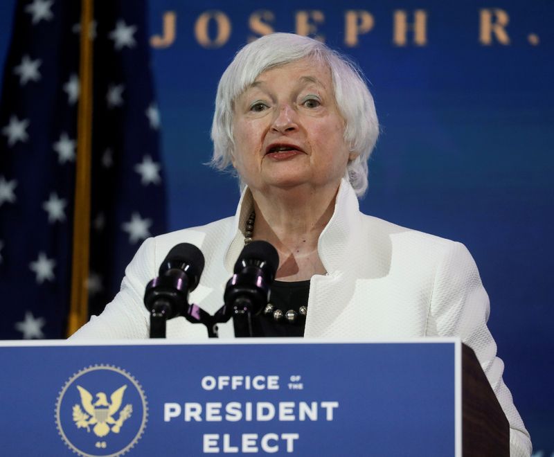 Biden’s Treasury nominee Yellen discloses paid speaking gigs for financial firms