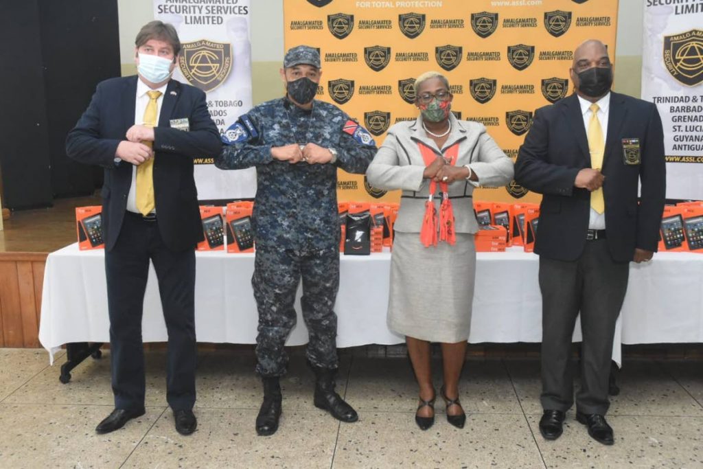 Amalgamated Security donates 100 devices for online learning