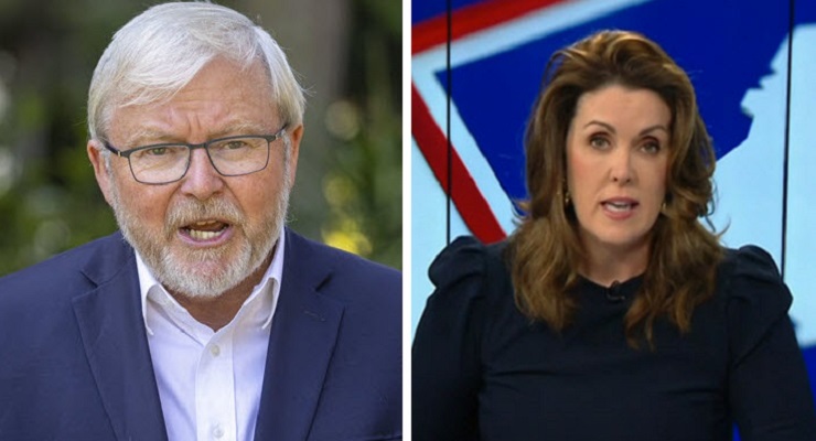 Peta Credlin’s apology to Kevin Rudd on Sky just shows money talks