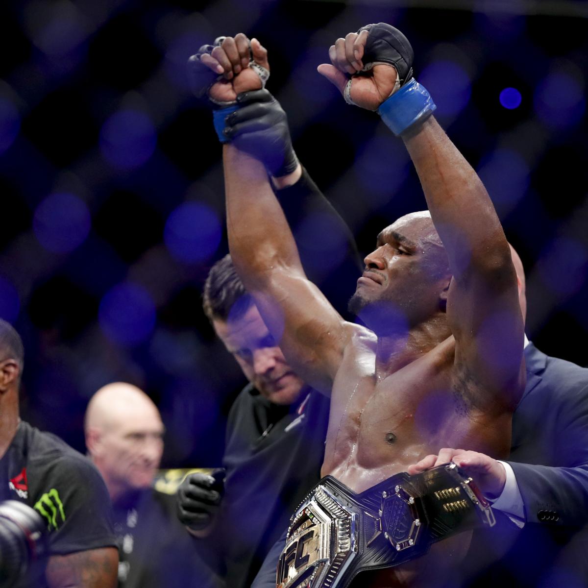 Kamaru Usman Earns Bonus Prize Money After TKOing Gilbert Burns at UFC 258