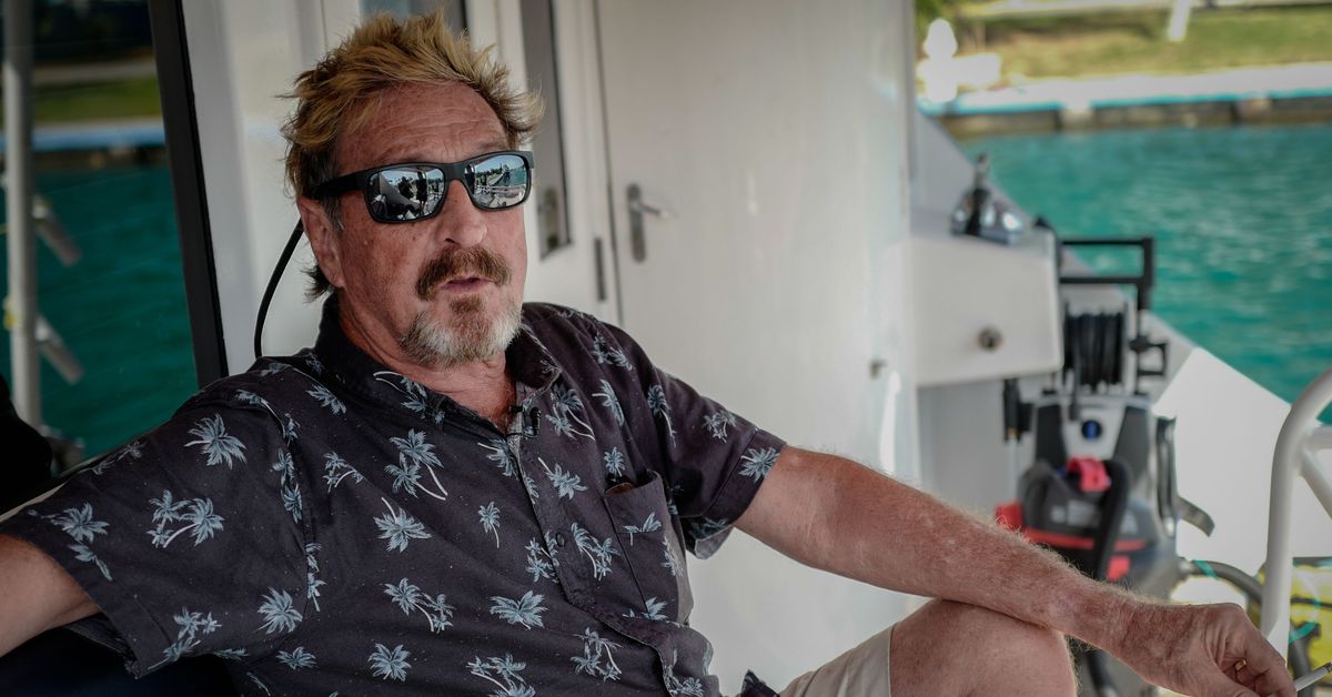 John McAfee charged with securities fraud for ‘pump and dump’ cryptocurrency scheme