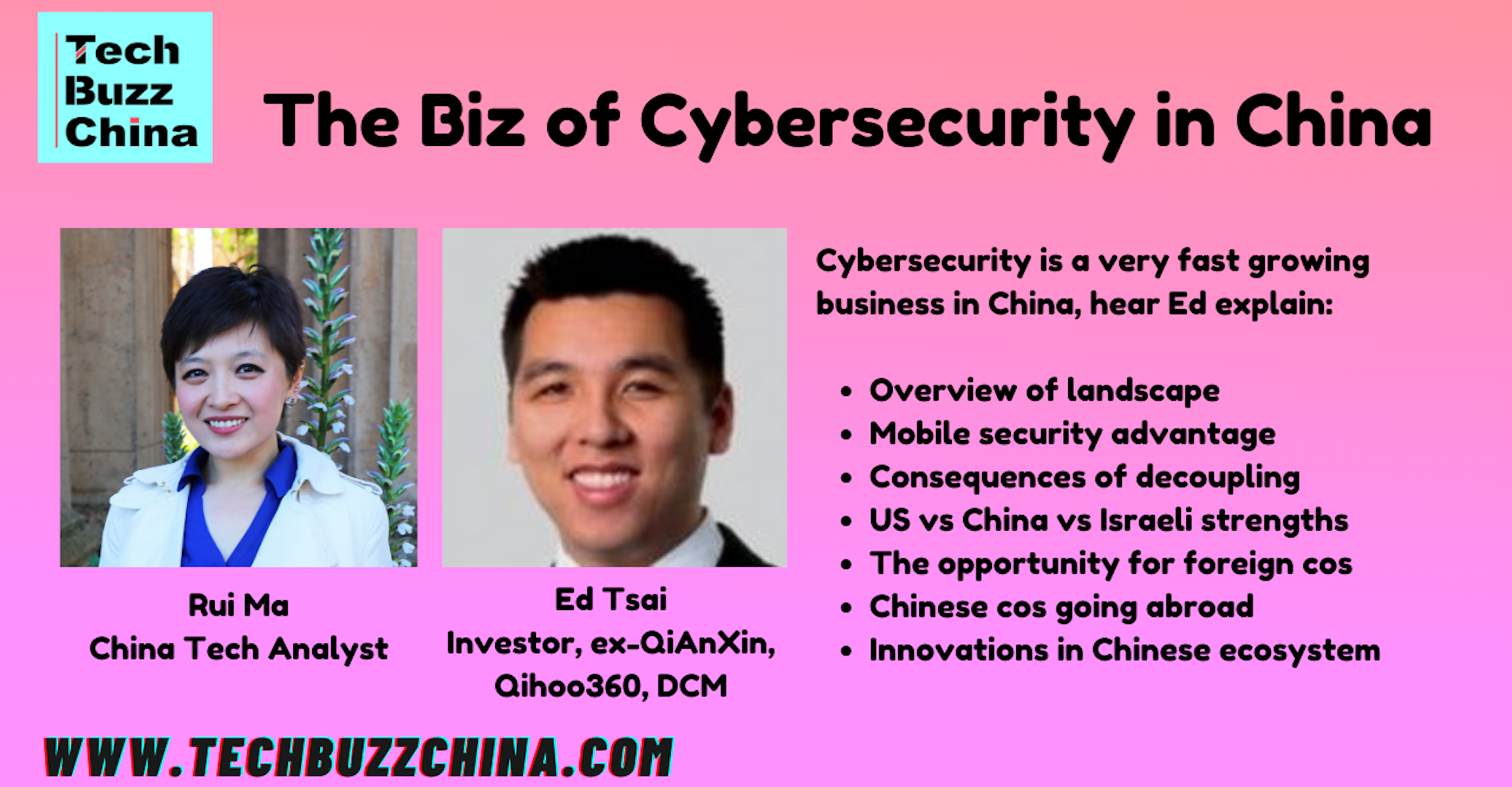 Livecast #2: The Business of Cybersecurity in China with Ed Tsai