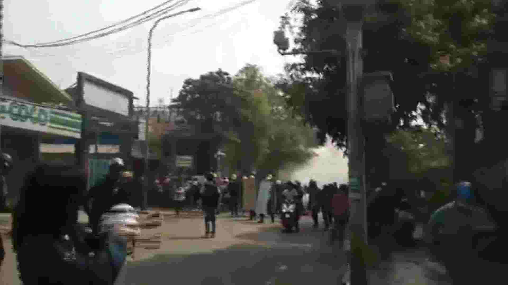 Mandalay protest dispersed by security forces