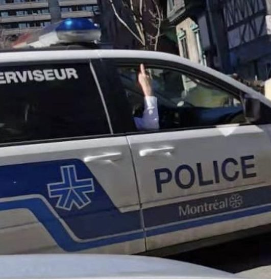 Montreal police deny officer was giving the finger during anti-Asian hate crime march