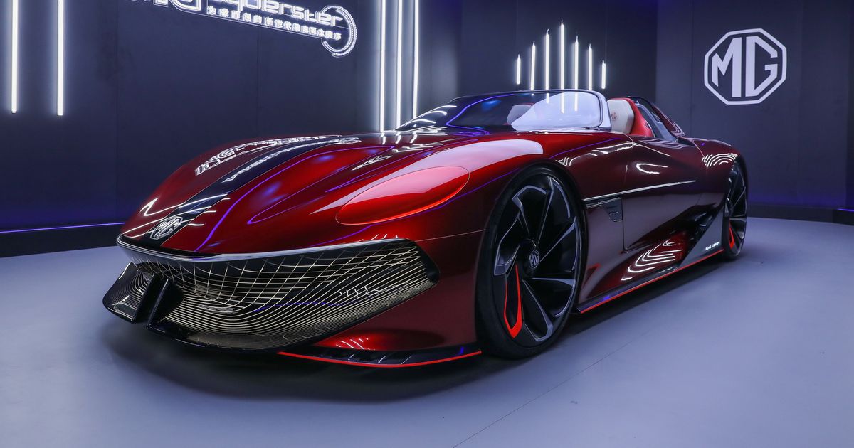 The MG Cyberster Concept Wants To Eat You Alive