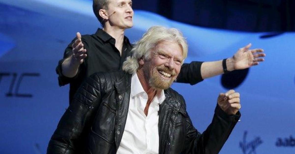 MoneyWatch: Mixed end to Wall Street’s week; Virgin Galactic unveils new spaceship