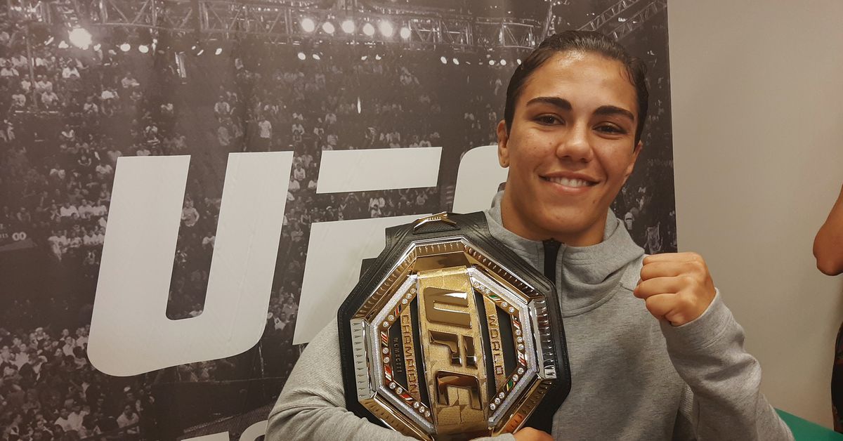 Three years after selling own UFC gear to pay bills, Jessica Andrade celebrates financial stability ahead of UFC 261