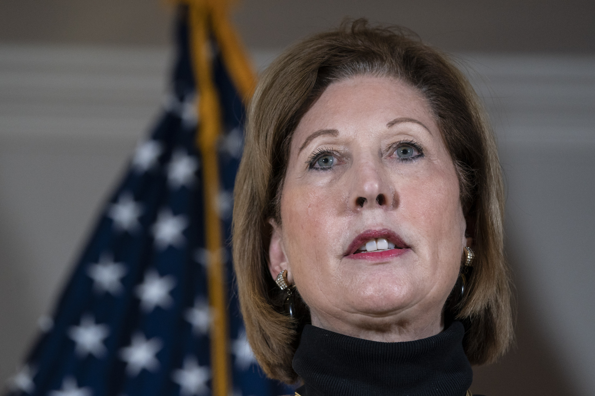 Sidney Powell, Facing Legal Sanctions, Says Trump Election Fraud Claims Just Her ‘Opinion’