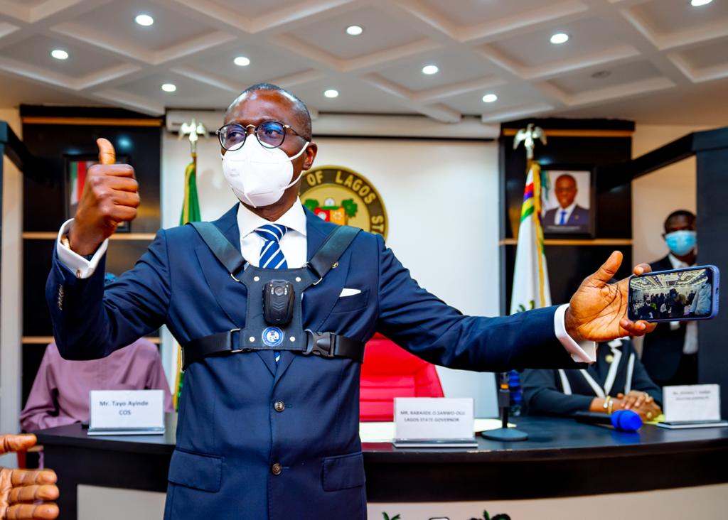 Sanwo-Olu unveils body-worn cameras for security personnel