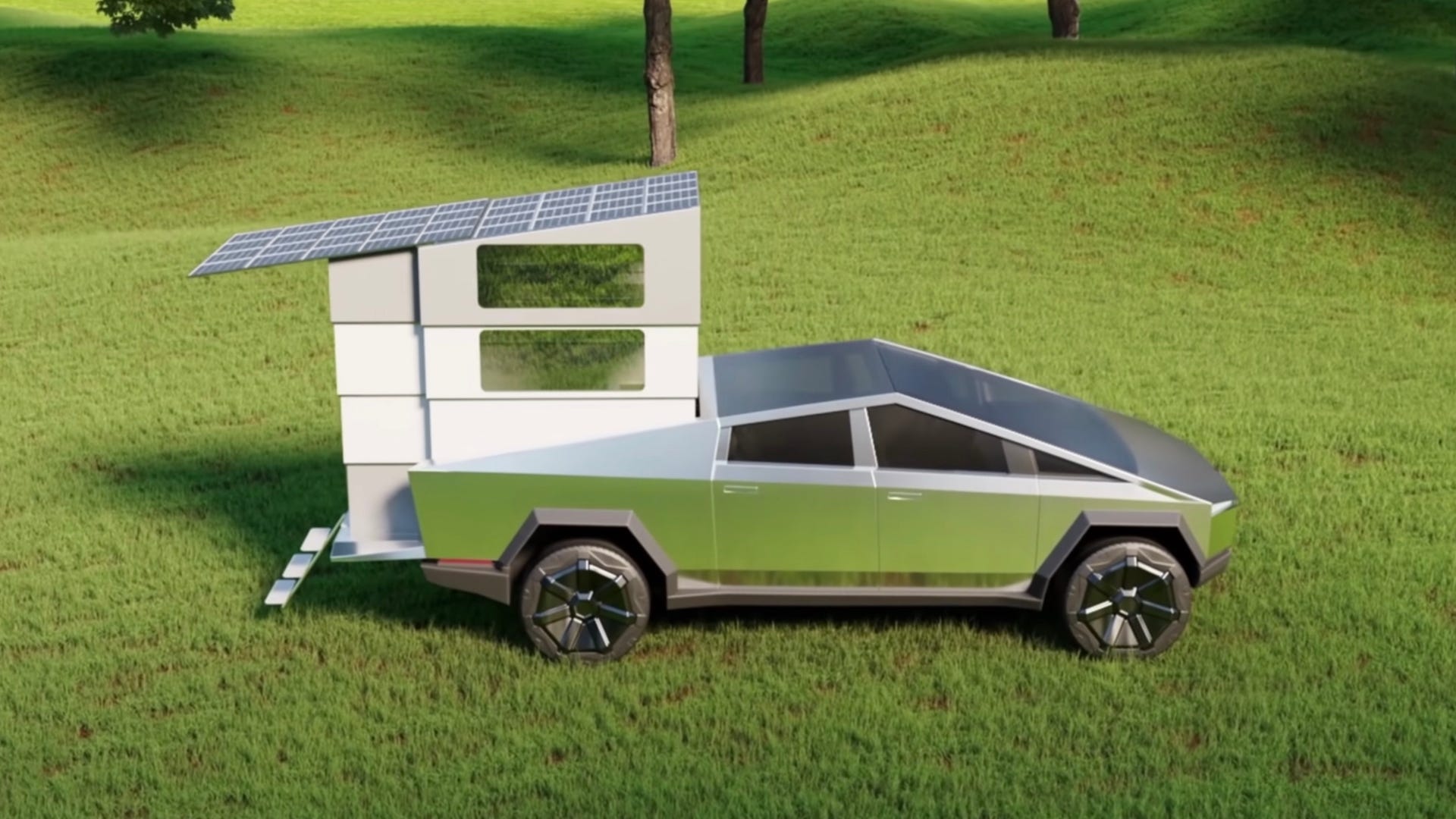 A Concept Camper for the Cybertruck Somehow Took $50 Million in Pre-Orders
