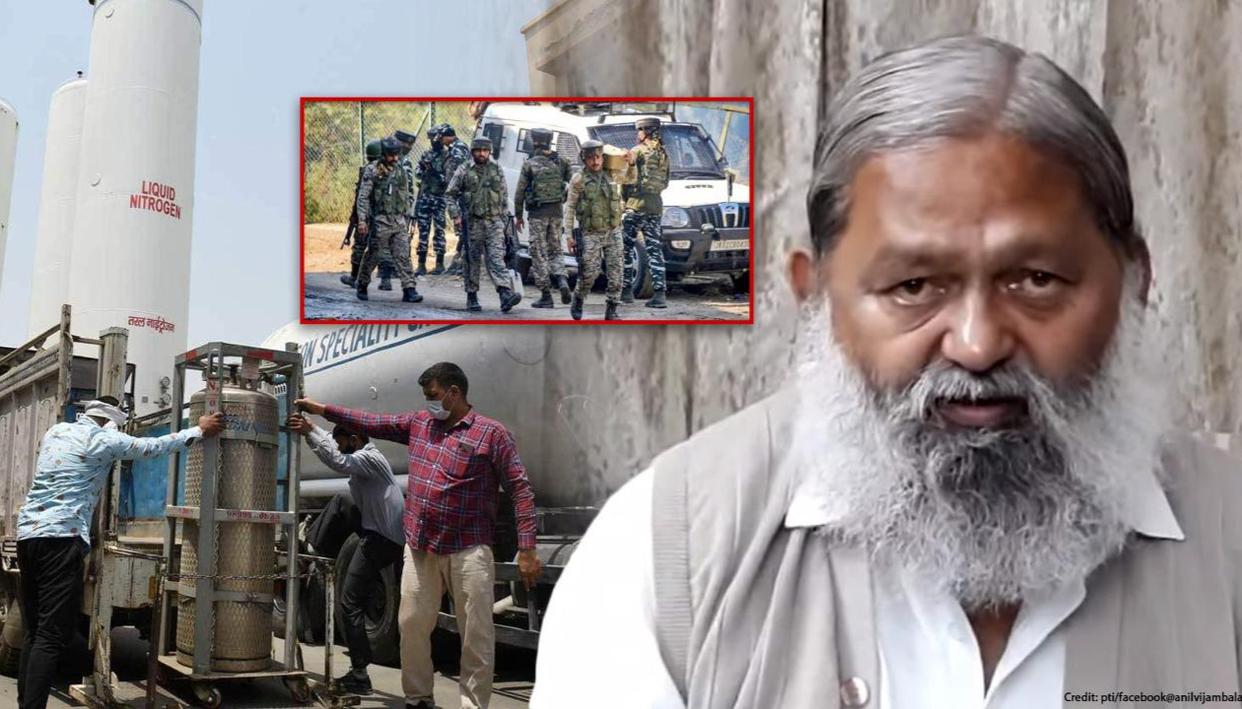 Anil Vij suggests management of O2 plants be handed over to security forces amid shortage