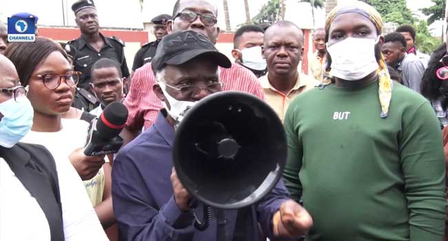 Falana, Falz Join CSOs To Protest Insecurity, Unemployment