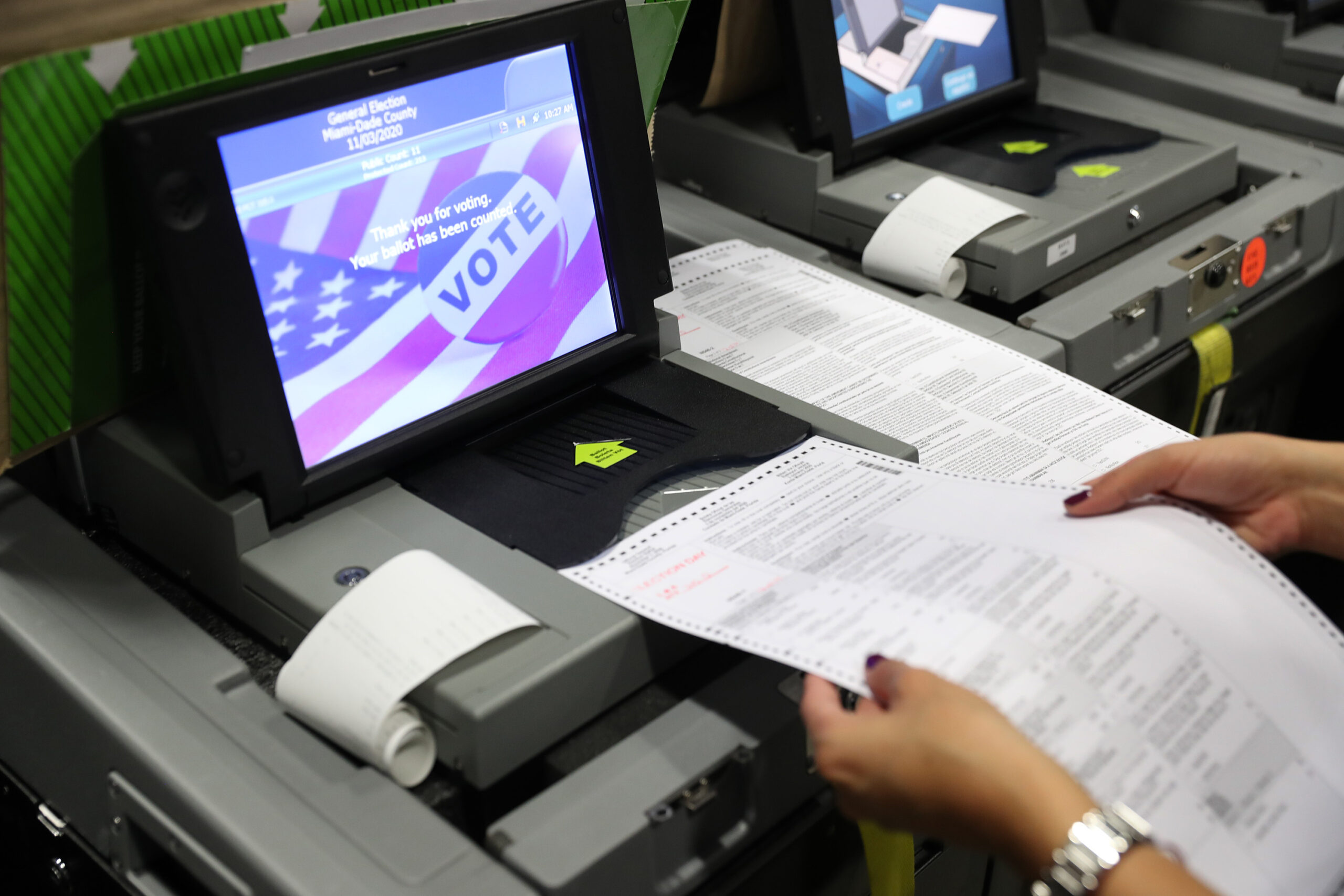 Microsoft partners with voting machine maker Hart on election security