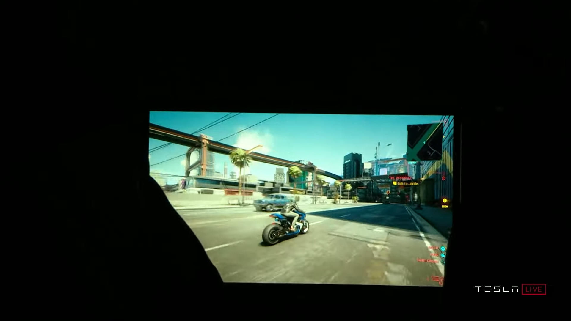 Tesla’s Fastest Car in World Runs ‘Cyberpunk 2077’ at 60 FPS