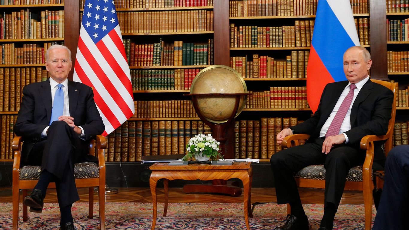 Media scuffle breaks out at Biden-Putin summit as Russian security intervenes