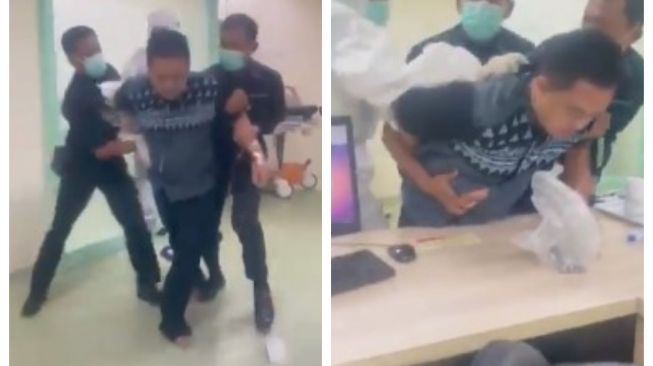 Pasar Minggu hospital security guards infected with coronavirus while restraining patient