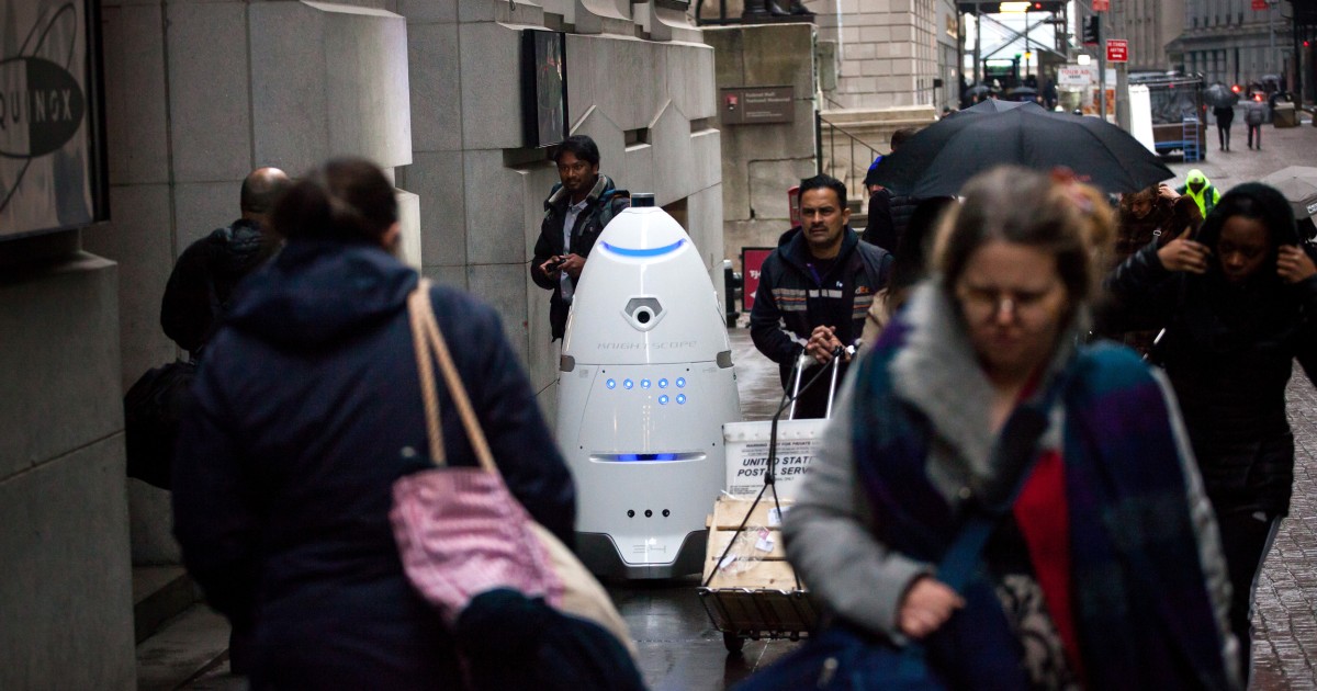 Security robots expand across U.S., with few tangible results