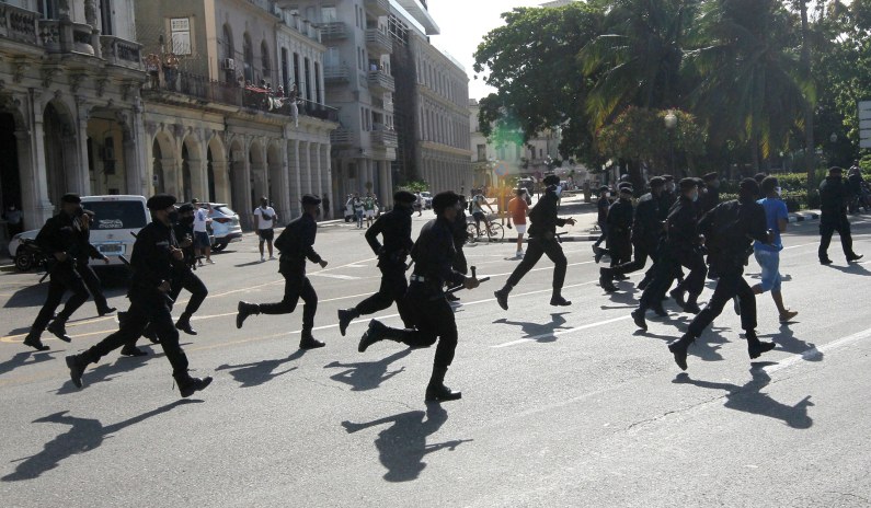 Cuban Government Deploys Security Forces in Nationwide Crackdown after Protests
