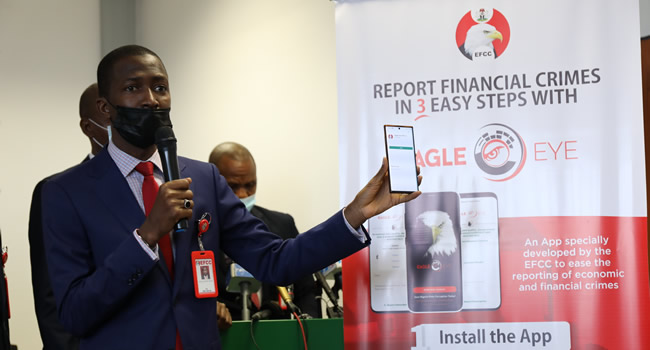 EFCC Launches ‘Eagle Eye’ App To Ease Financial Crimes Reporting, Promises Reward For Whistleblowers