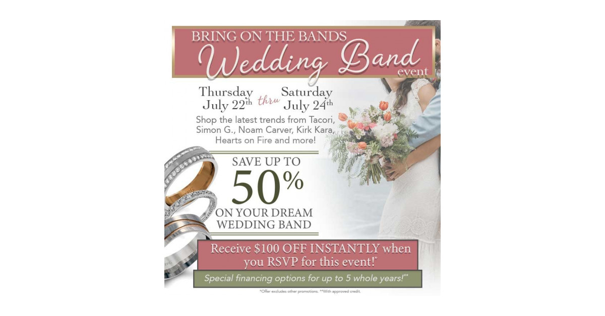 Save Money on Designer Wedding Bands at Huntington Fine Jewelers