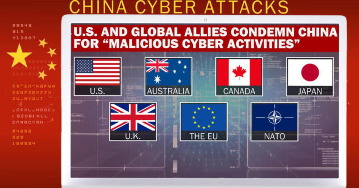 U.S., global allies condemn China for “malicious cyber activities”