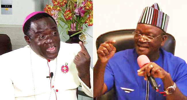Insecurity: Ortom Backs Kukah, Asks FG To Stop Intimidating Nigerians