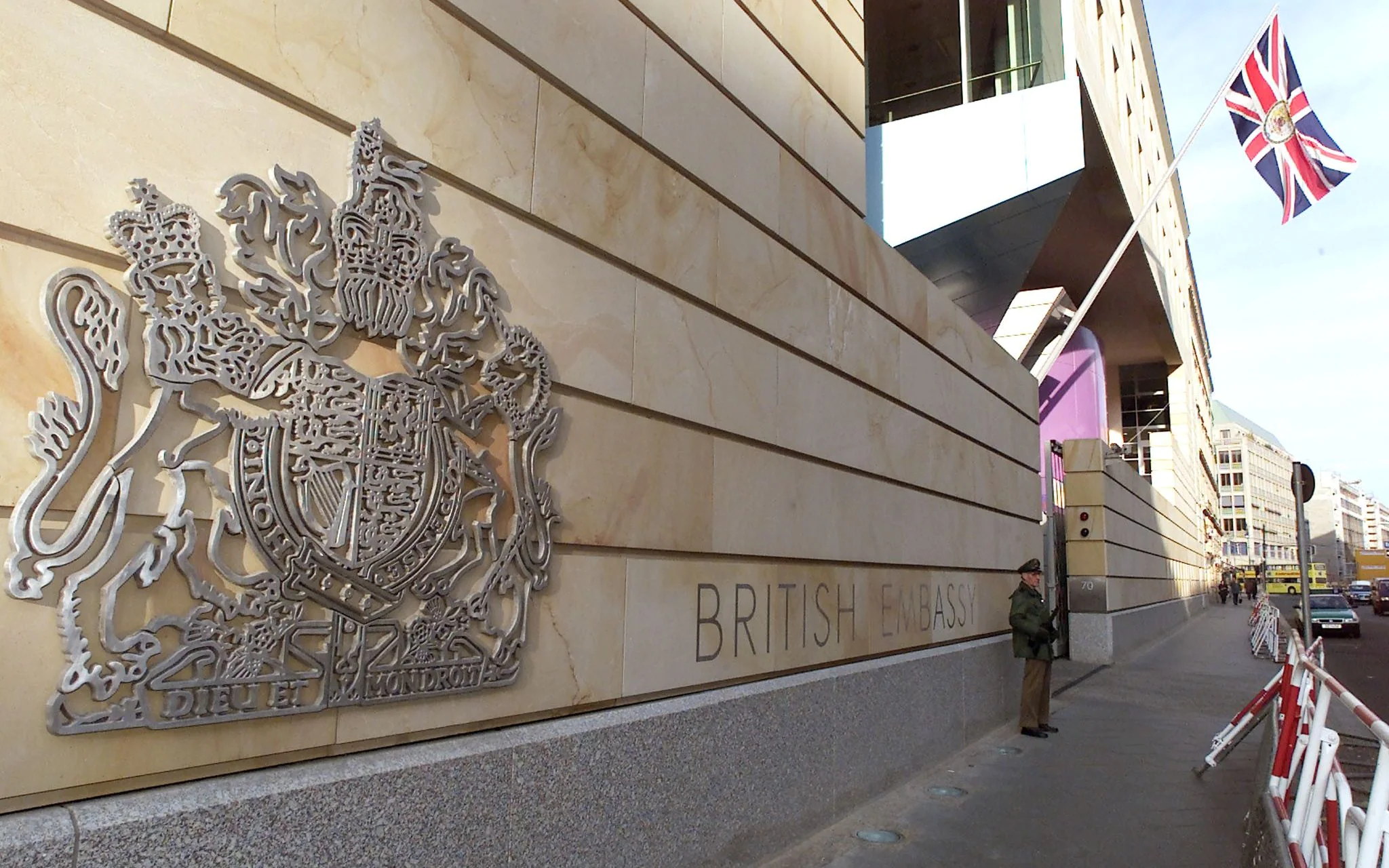 Embassy security fears after spy arrest