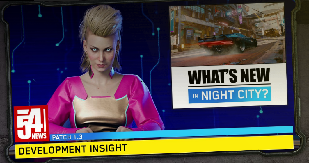 CD Projekt Red highlights key Cyberpunk 2077 patch 1.3 features