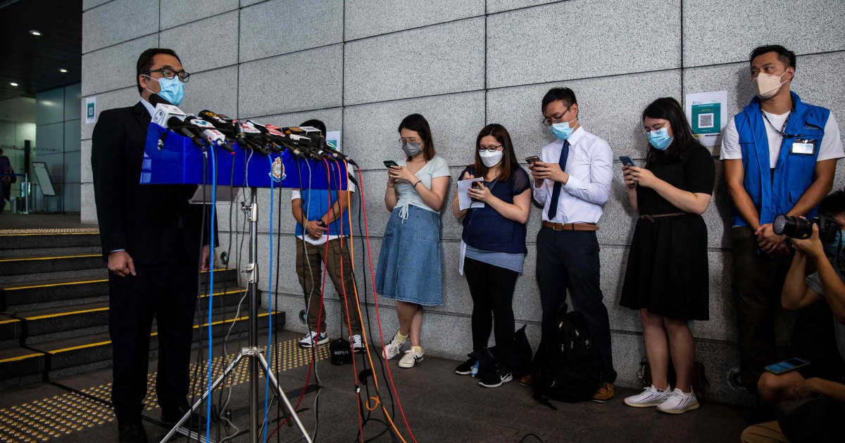 Hong Kong students arrested for ‘advocating terrorism’
