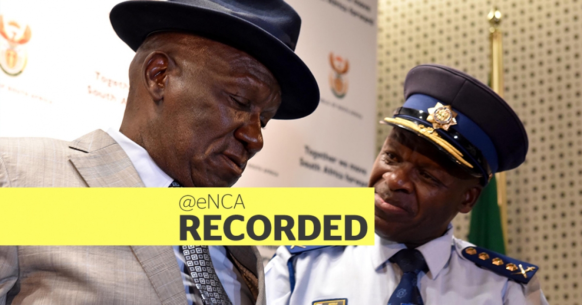 WATCH: Police Minister presents quarterly crime stats