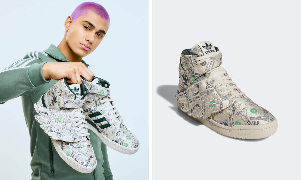 Adidas Originals And Jeremy Scott Launch Money Wings Sneaker
