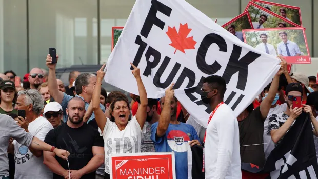Trudeau campaign rally cancelled over security concerns amid protests